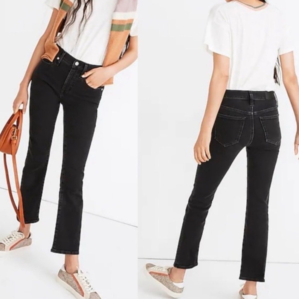 Madewell Cali Demi-Boot Black Jeans